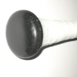 Dario Pizzano Binghamton Rumble Ponies Game Used & Signed Black Bat