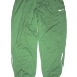 Ryan Bee Marshall Thundering Herd Player Issued Official Green & White Nike Dri-Fit XXL Sweatpants - Worn Around Campus!