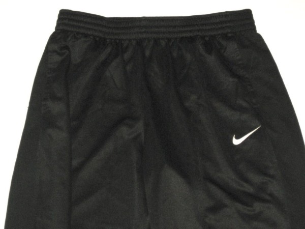 Ryan Bee Marshall Thundering Herd Team Issued Black & White Nike Dri-Fit XXL Sweatpants - Worn Around Campus!