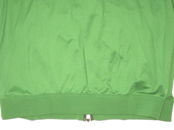 Ryan Bee Player Issued Official Green & White Marshall Thundering Herd Nike Dri-Fit XL Zip Up Sweatshirt