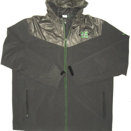 Ryan Bee Player Issued Official Marshall Thundering Herd Lightweight Nike Dri-Fit XXL Jacket
