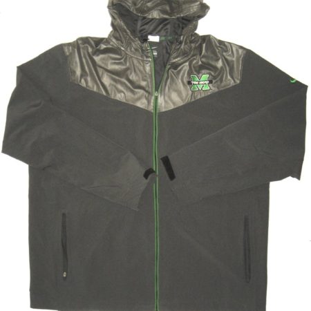 Ryan Bee Player Issued Official Marshall Thundering Herd Lightweight Nike Dri-Fit XXL Jacket