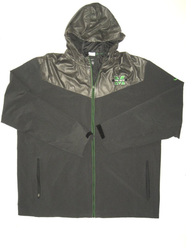 Ryan Bee Player Issued Official Marshall Thundering Herd Lightweight Nike Dri-Fit XXL Jacket