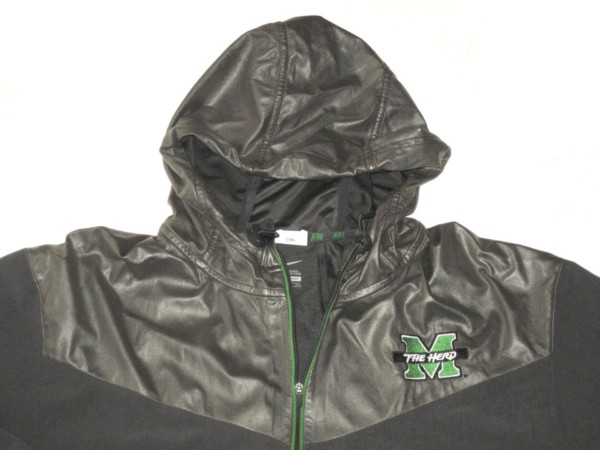 Ryan Bee Player Issued Official Marshall Thundering Herd Lightweight Nike Dri-Fit XXL Jacket