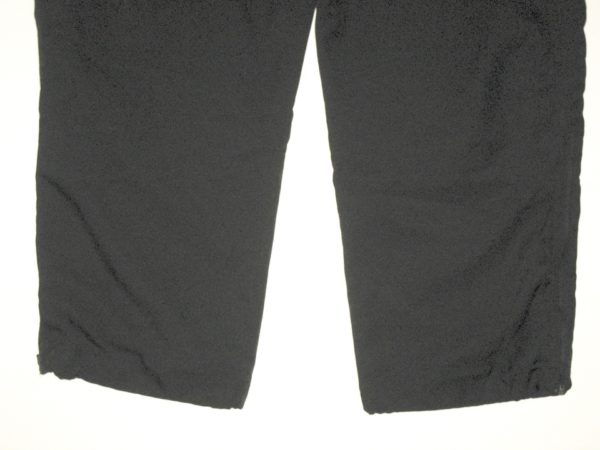 Ryan Bee Marshall Thundering Herd #91 Training Worn Black & White Nike 3XL Wind Pants