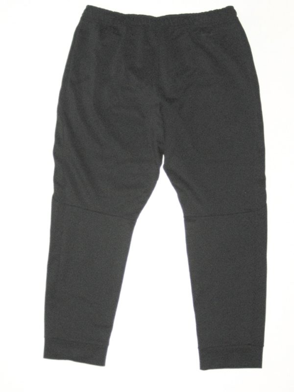 Ryan Bee Marshall Thundering Herd Player Issued Black & Silver Nike Therma-Fit XXL Sweatpants - Image 6