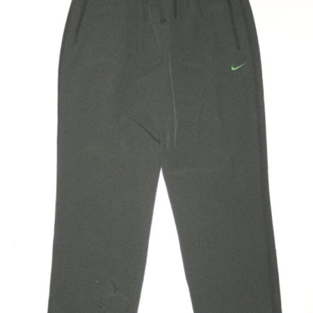 Ryan Bee Marshall Thundering Herd Player Issued Gray & Green Nike XXL Pants