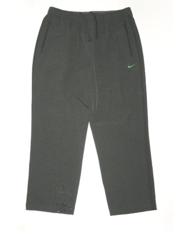 Ryan Bee Marshall Thundering Herd Player Issued Gray & Green Nike XXL Pants