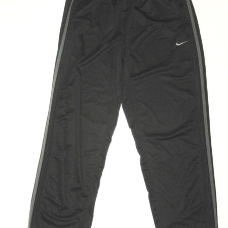 Ryan Bee Marshall Thundering Herd Training Worn Black & Gray Nike XXL Sweatpants