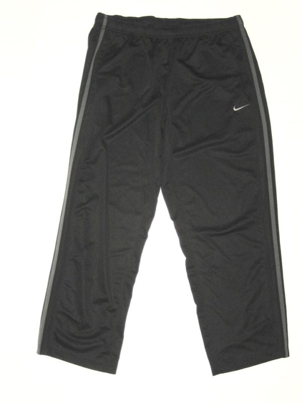 Ryan Bee Marshall Thundering Herd Training Worn Black & Gray Nike XXL Sweatpants