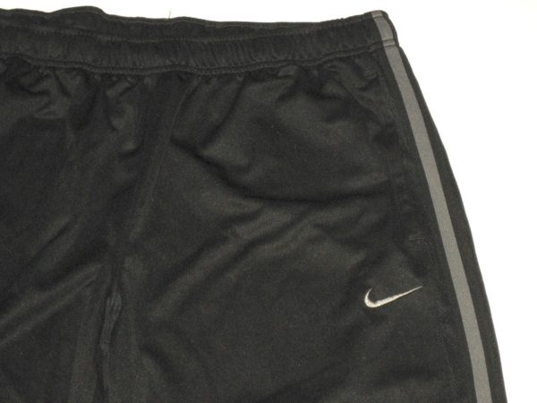 Ryan Bee Marshall Thundering Herd Training Worn Black & Gray Nike XXL Sweatpants