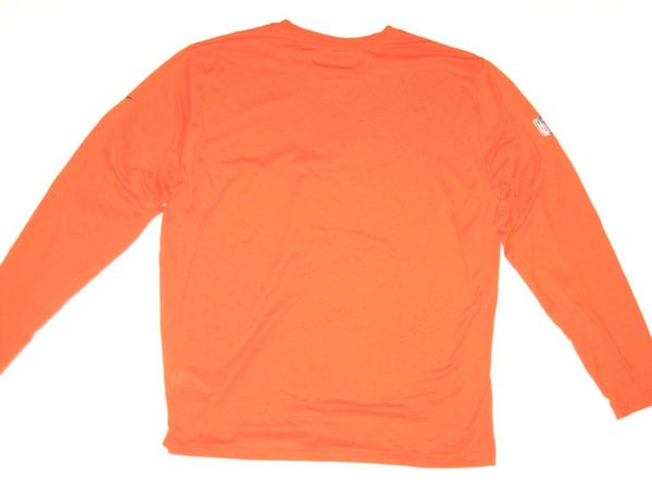 Tanner Gentry Player Issued & Signed Official Chicago Bears #19 Long Sleeve Nike Dri-FIT XL Shirt - Image 7