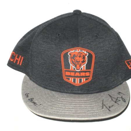 Tanner Gentry 2018 Sideline Worn & Signed Official Chicago Bears #19 New Era 9FIFTY Snapback Adjustable Hat