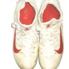 Deontae Skinner New York Giants Game Used & Signed White & Red Nike Vapor Cleats