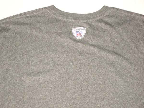 Alex Tanney Game Worn & Signed Official Gray Tennessee Titans Nike Dri-Fit XL Shirt