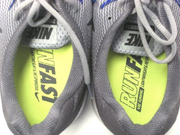 Deontae Skinner New York Giants Training Worn & Signed Nike Air Zoom Pegasus 33 Shoes