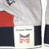 Max Moroff 2019 Columbus Clippers Game Used & Signed Red, Blue & Gray Lizard Skins Batting Gloves