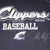 Max Moroff 2019 Practice Worn & Signed Official Columbus Clippers Baseball Holloway Large Shirt