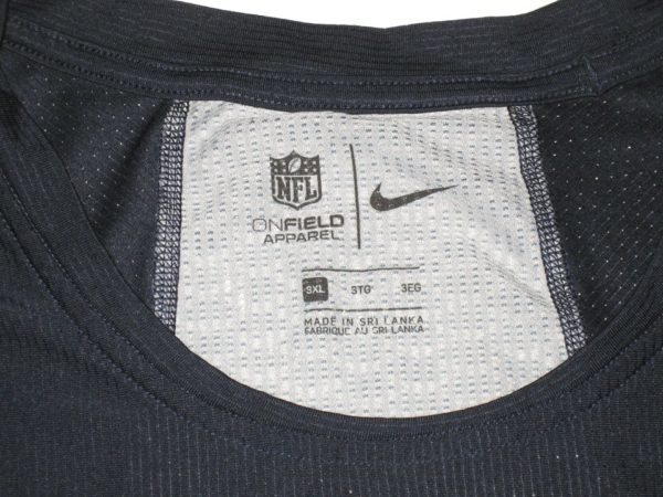 Cole Wick 2019 Training Camp Worn & Signed Official Tennessee Titans On-Field Nike Dri-Fit 3XL Sleeveless