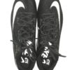 Cole Wick Detroit Lions Rookie Game Worn & Signed Black & White Nike Alpha Cleats