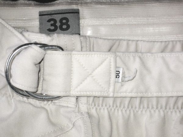 Gerald Owens Game Used & Signed Official White Michigan State Spartans Nike Pants