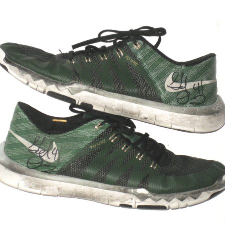 Gerald Owens Training Worn & Signed Michigan State Spartans Nike Free Trainer 5.0 V6 Week Zero Collection Shoes