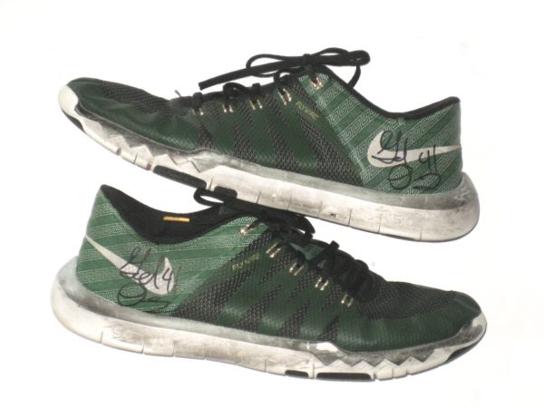 Gerald Owens Training Worn & Signed Michigan State Spartans Nike Free Trainer 5.0 V6 Week Zero Collection Shoes