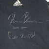 Kyron Brown Akron Zips Game Worn & Signed Blue Adidas Techfit Compression Shirt - Image 2