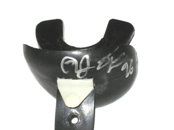 AJ Francis 2018 New York Giants Game Worn & Signed Black Vettex Mouthguard - Image 2