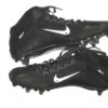 Cole Wick Detroit Lions Rookie Game Worn & Signed Black & White Nike Alpha Cleats - Image 2
