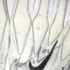Henry Anderson New York Jets 2018 Game Worn & Signed White, Black & Gray Nike Gloves - Image 9
