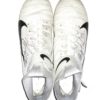 Henry Anderson New York Jets 2019 Practice Worn & Signed White, Gray & Black Nike Alpha Menace Elite 2 Cleats