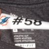 Frank Ginda 2018 Training Camp Worn & Signed Official Miami Dolphins #58 Long Sleeve Nike Dri-Fit XL Shirt - Image 5