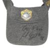 Frank Ginda Team Issued & Signed Official Gray & Yellow San Diego Fleet New Era Visor - Image 2