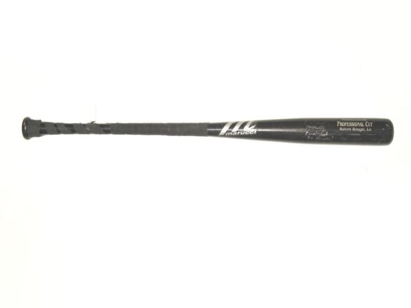 Andrew Moritz Harwich Mariners Game Used & Signed Black Marucci Bat - Used In Cape Cod League!