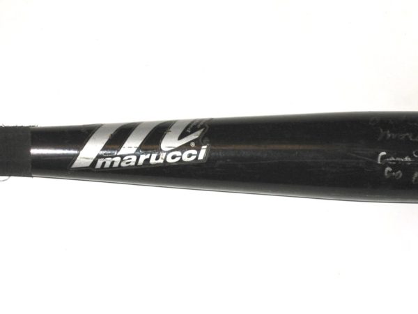 Andrew Moritz Harwich Mariners Game Used & Signed Black Marucci Bat - Used In Cape Cod League!