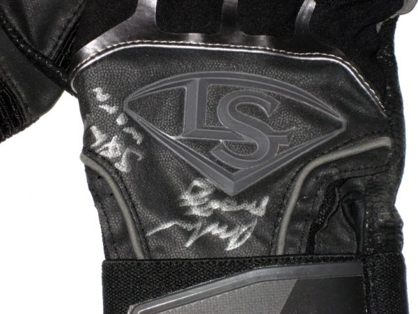 Andrew Moritz UNC Greensboro Spartans Game Worn & Signed Louisville Slugger Prime Batting Gloves - Image 4