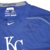 Billy Burns Game Worn & Signed Official Kansas City Royals #14 Nike Pro Combat Fitted 3:4 Large Shirt