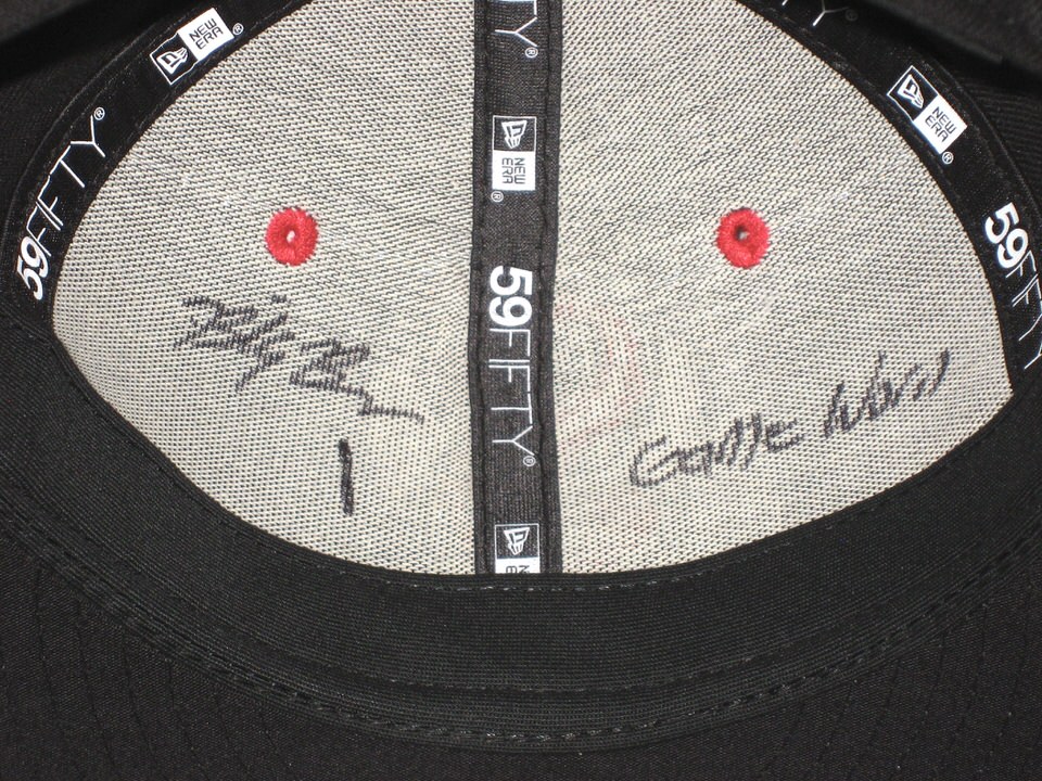 Billy Burns Game Worn & Signed Official Nashville Sounds New Era ...