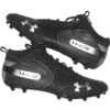 Darren Fells 2019 Houston Texans Game Worn & Signed Black & Silver Under Armour Nitro Cleats - Image 2