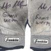 Max Moroff 2019 Cleveland Indians Game Worn & Signed Gray & Blue Franklin Batting Gloves