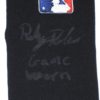 Riley Delgado 2019 Florida Fire Frogs Game Worn & Signed Blue & Gray Stance Socks - Image 3