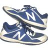 Dario Pizzano 2019 New York Mets Game Worn & Signed Blue & White New Balance Turf Shoes - Image 2