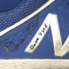 Dario Pizzano 2019 New York Mets Game Worn & Signed Blue & White New Balance Turf Shoes - Image 5