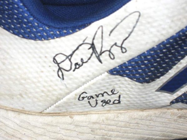 Dario Pizzano 2019 New York Mets Game Worn & Signed Blue & White New Balance Turf Shoes
