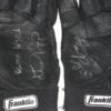 Dario Pizzano 2020 Winnipeg Goldeyes Game Worn & Signed Black & White Franklin Batting Gloves