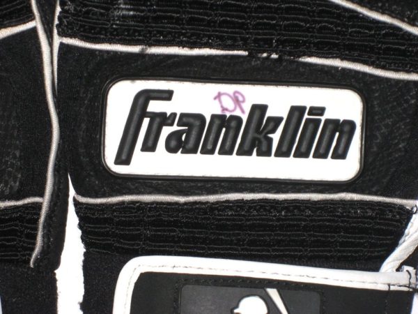 Dario Pizzano 2020 Winnipeg Goldeyes Game Worn & Signed Black & White Franklin Batting Gloves