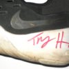 Trey Harris 2019 Florida Fire Frogs Training Worn & Signed Black & Silver Nike Free Trainers