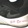 Trey Harris 2019 Florida Fire Frogs Training Worn & Signed Black & Silver Nike Free Trainers5
