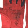 Max Moroff 2019 Cleveland Indians Game Worn & Signed Red & Black Lizard Skins Batting Gloves - Image 3